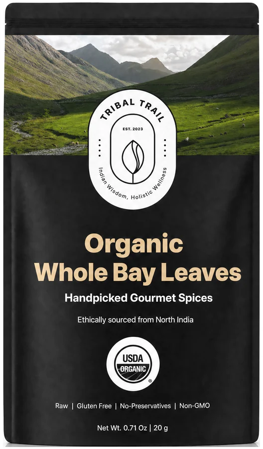 Original Organic Whole Bay Leaves pouch